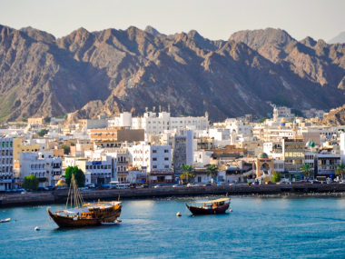 A view of Muttrah Corniche