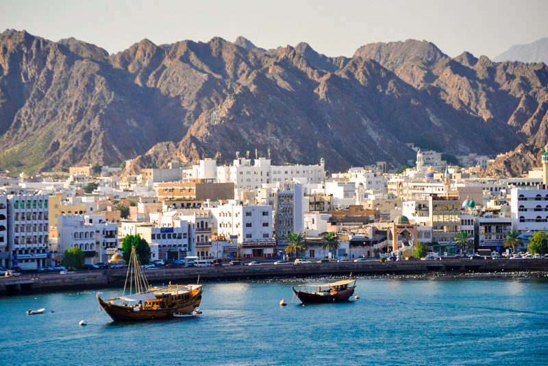 A view of Muttrah Corniche