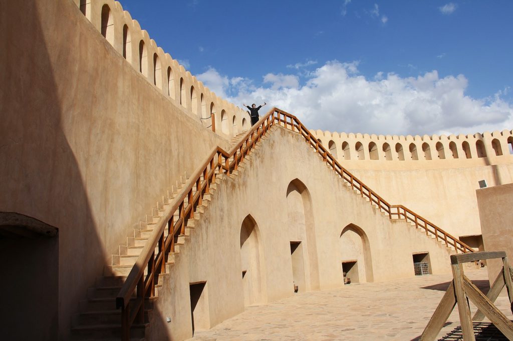 Best day trips from Muscat - A view of the Nizwa Fort in Oman