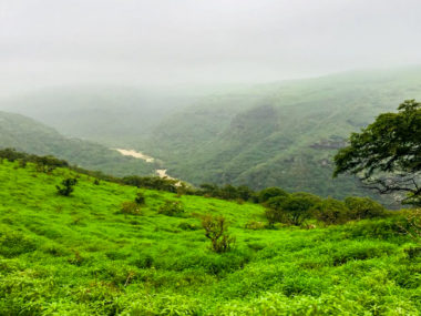 The view you get when you enter Salalah