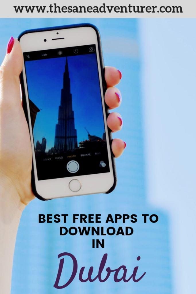 A list of all the important free dubai apps to download before visiting Dubai.