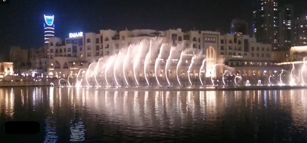 cheap travel to Dubai, Musical fountain
