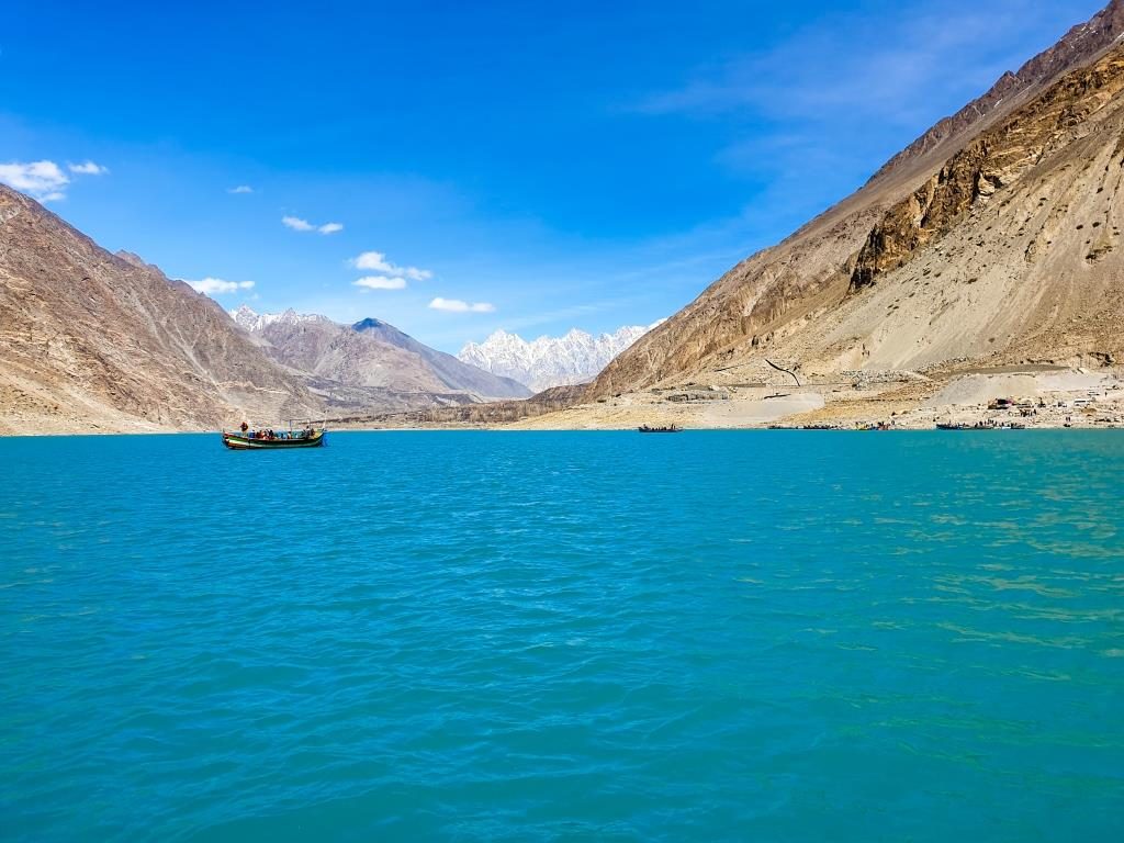 Attabad lake on road trip to Hunza