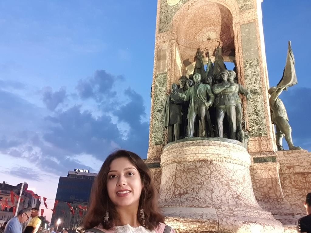 Taksim square - solo travel in Istanbul