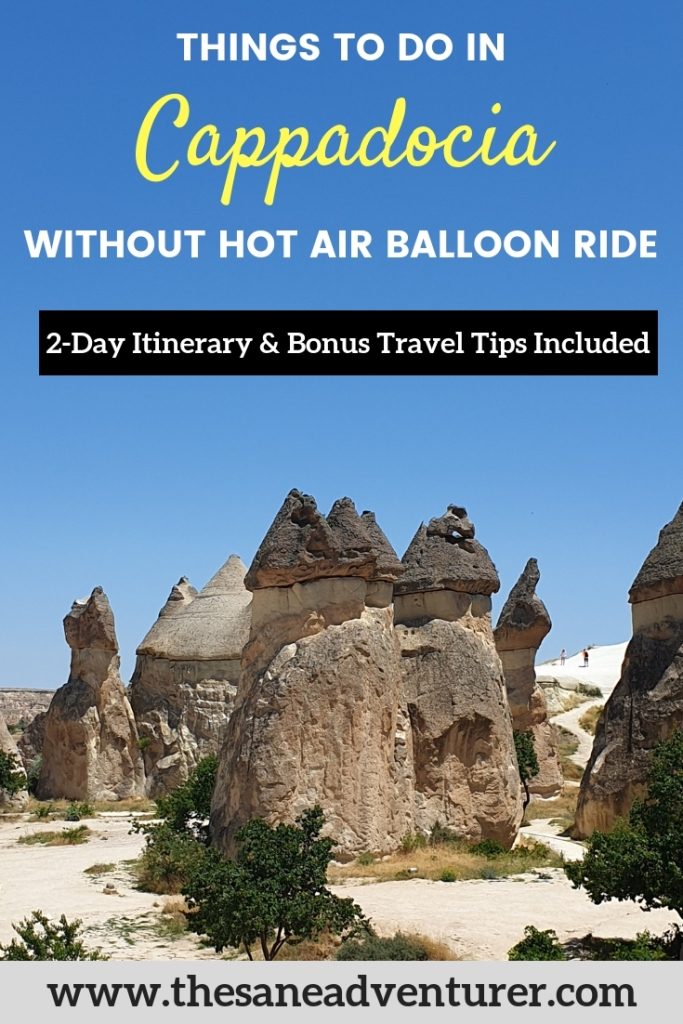 Hot air ballooning is the most popular thing in Cappadocia. In this post, I have discussed other amazing things to do in Cappadocia which people don't know about! As a bonus, a 2-day itinerary and Cappadocia travel tips are also included! #cappadocia #hotairballoonincappadocia #whattodoincappadocia #thingstodoincappadocia