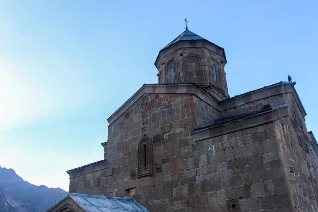 Gergeti trinity church in kazbegi