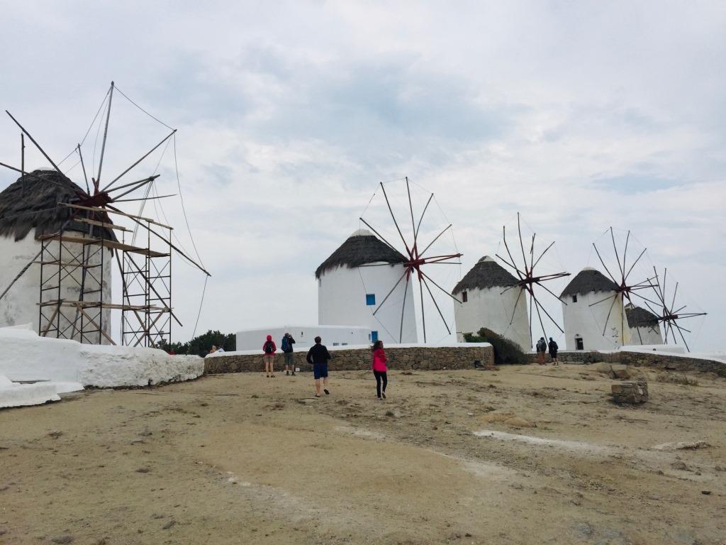 Mykonos Windmills in Greece - overrated places around the world