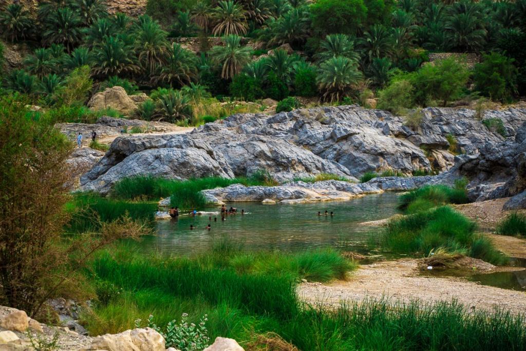 wadi bani khalid in Oman