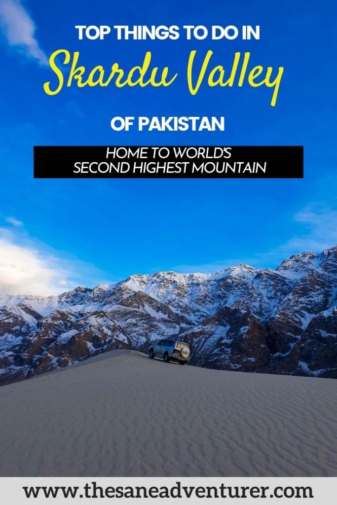 In this Pakistan travel guide, I have shared a detailed itinerary of the top things to do in Skardu valley of Pakistan. #pakistantravelguide #hunzavalleyinpakistan #mountainsofpakistan #placestoseeinpakistan